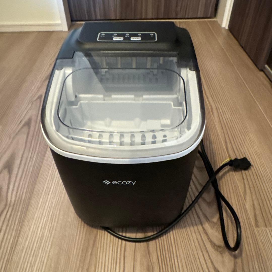 ecozy 製氷機 ブラック IM-BS260C