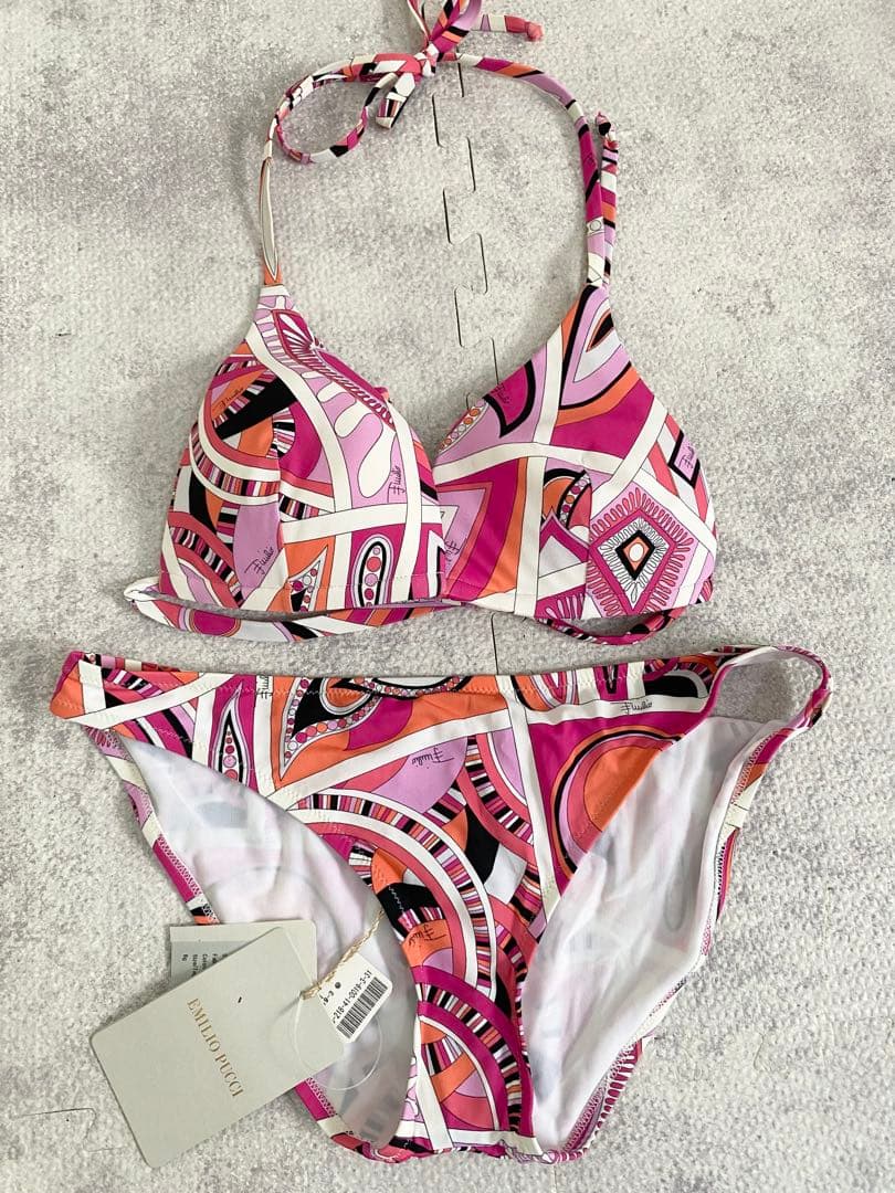 EMILIO PUCCI ビキニ 42 ピンク系・マルチカラー