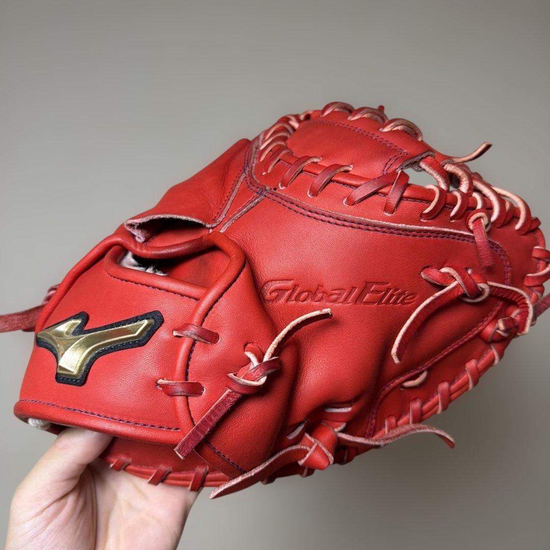 軟式用キャッチャーミット　ミズノ　グローバルエリート捕手用ミット　號SAKEBI
