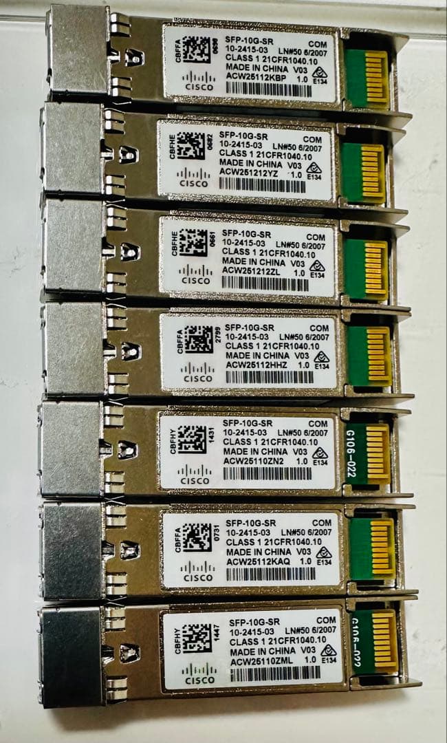 SFP-10G-SR 10-2415-03 7個セット