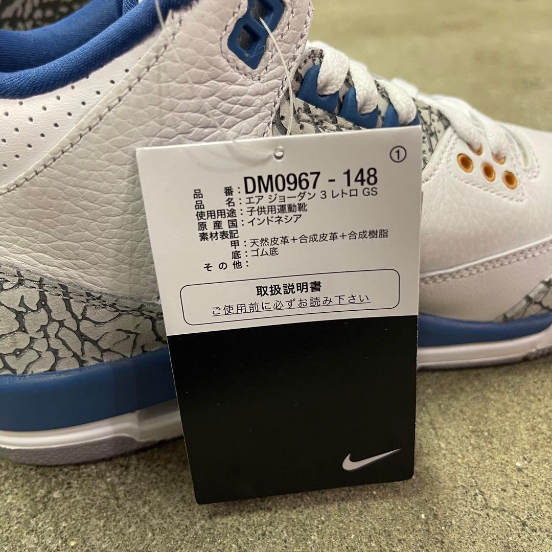 スニーカー Nike GS Air Jordan 3 Retro DM0967-148