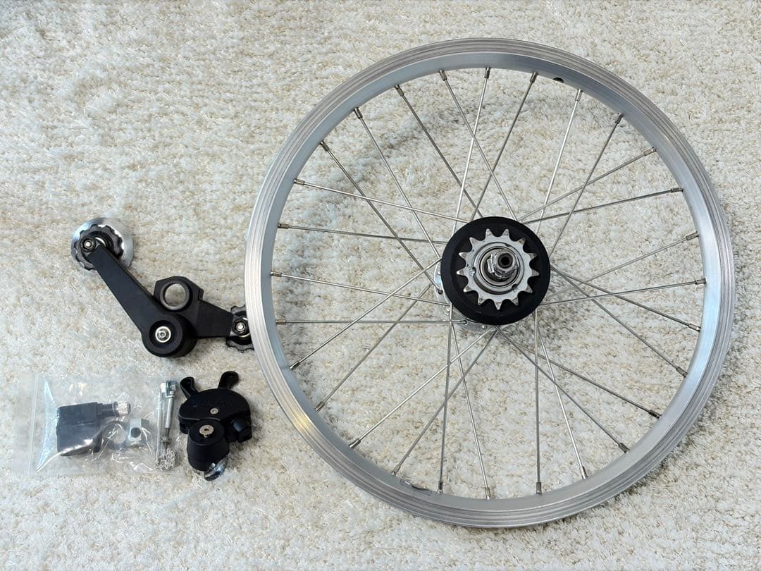Brompton ブロンプトン 純正リアホイール 3速用 シフター付き
