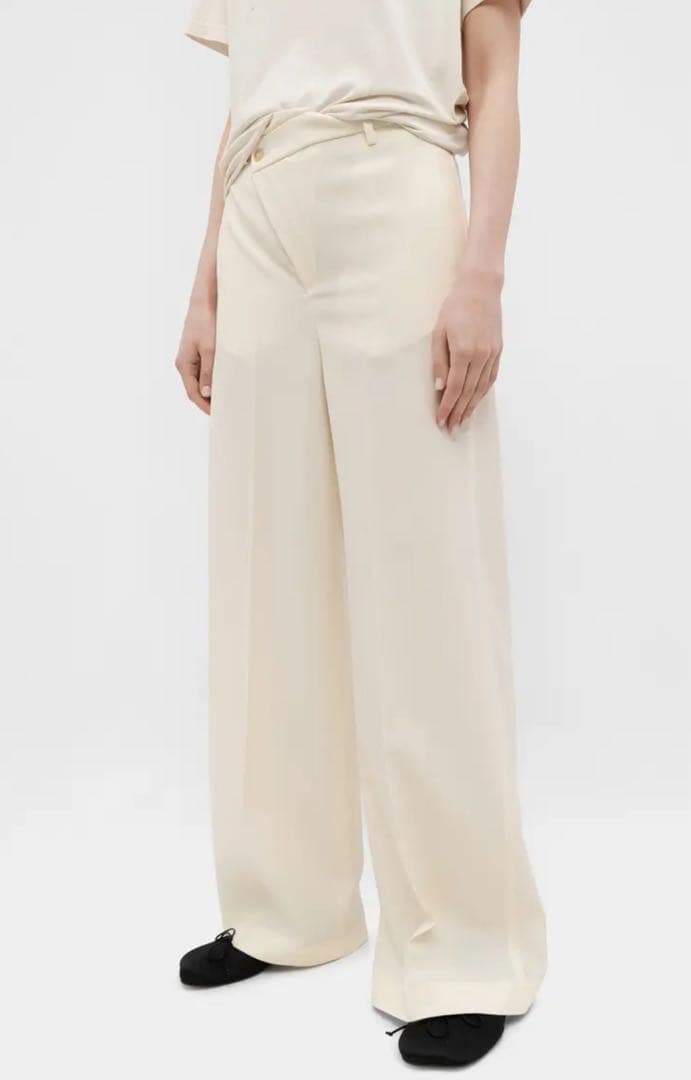 MM6ワイドスラックス　margiela BLACK マルジェラ