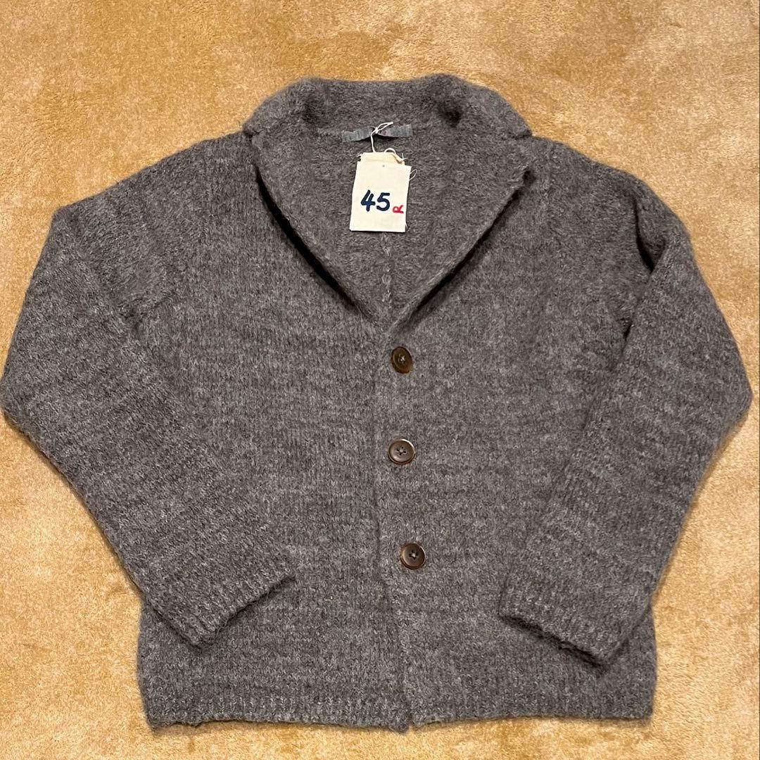 45R 新品 ウールカーディガン