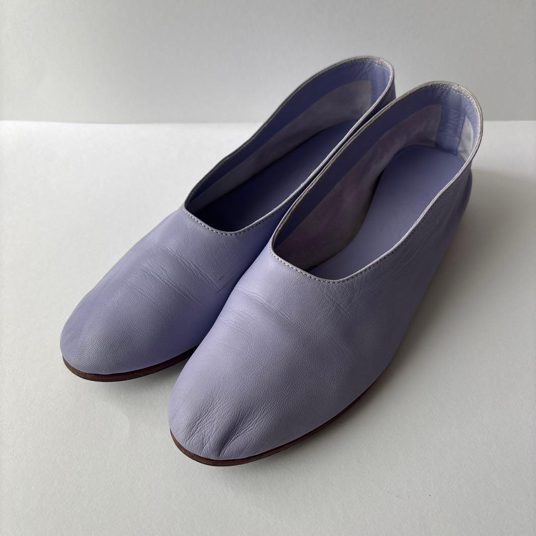 マルティニアーノ MARTINIANO 37 ラベンダー フラットシューズ