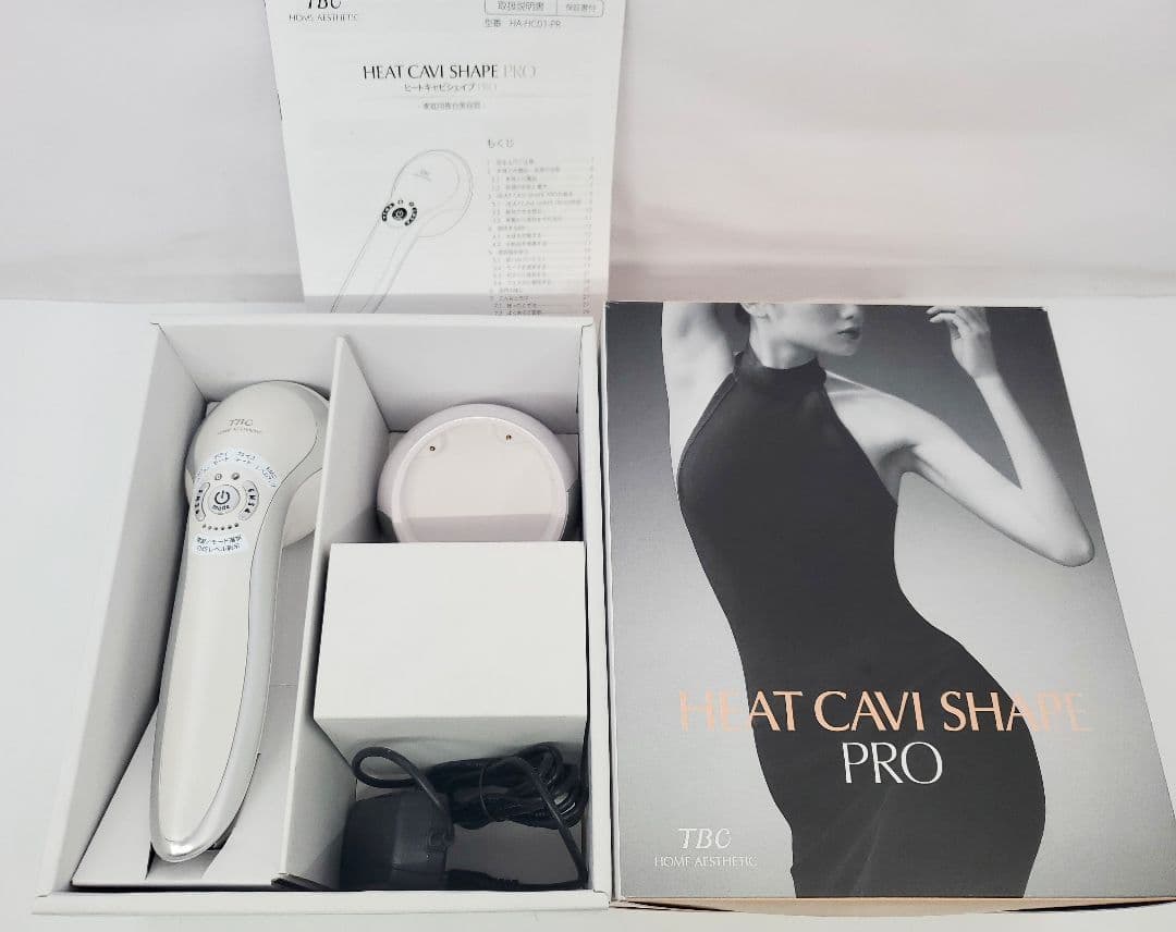 美品　TBC キャビテーション ヒートキャビシェイププロ HA-HC01-PR