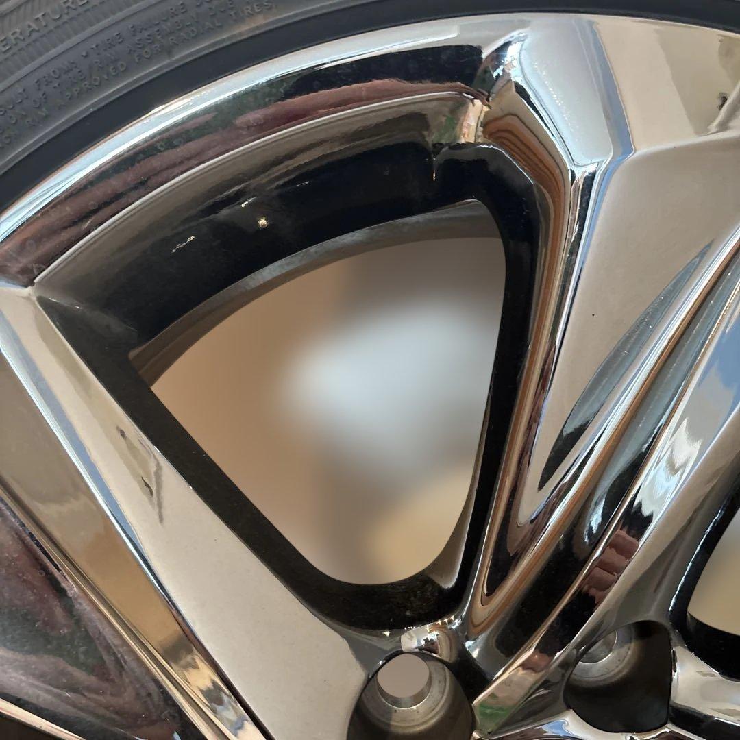 1本トヨタ220系クラウン18インチ純正ホイール タイヤ付き