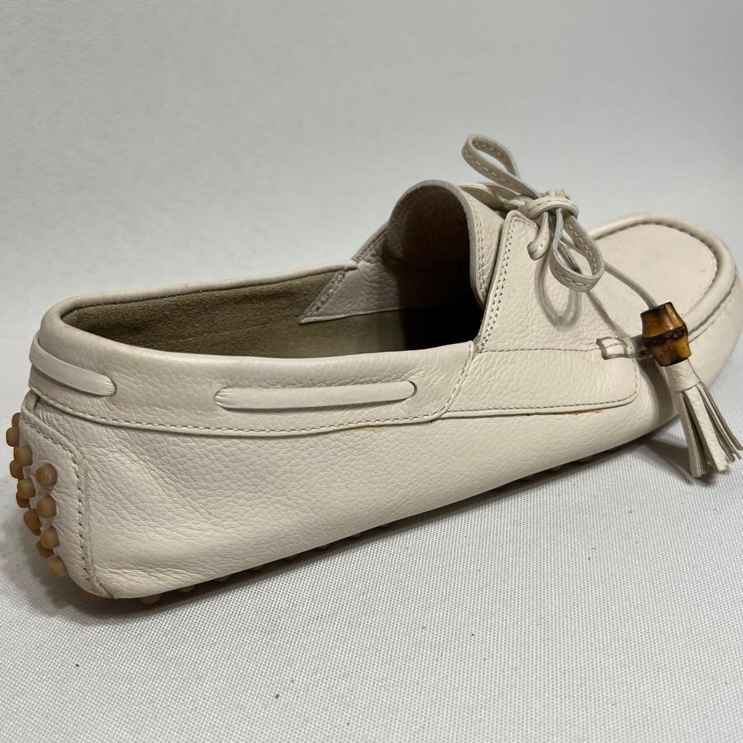GUCCI ドライビングシューズ ローファー バンブータッセル 25.5cm