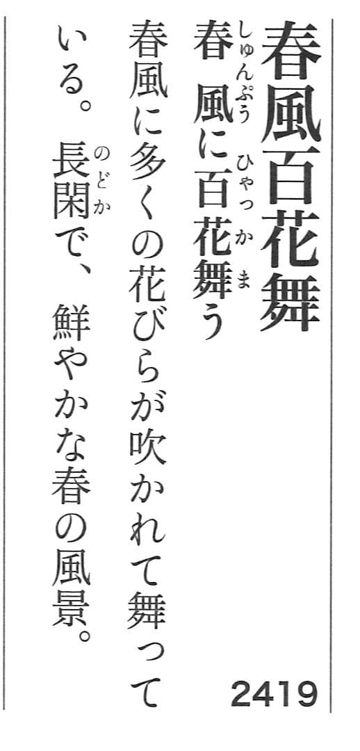 臨済宗大徳寺派瑞光院住職 前田宗源自筆一行書『春風百花舞』