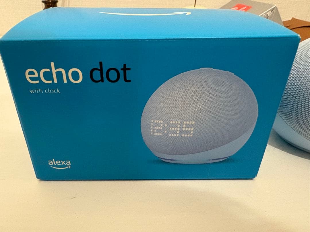 Echo Dot with Clock 第5世代 クラウドブルー