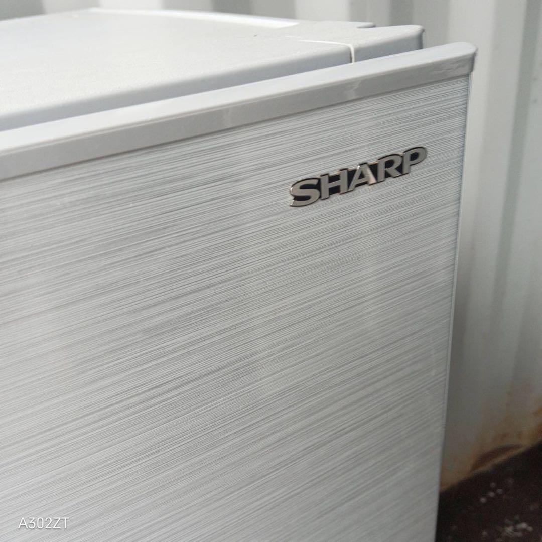 A208★2021年製★シャープ　冷蔵庫　右.左開き　シルバー　洗濯機