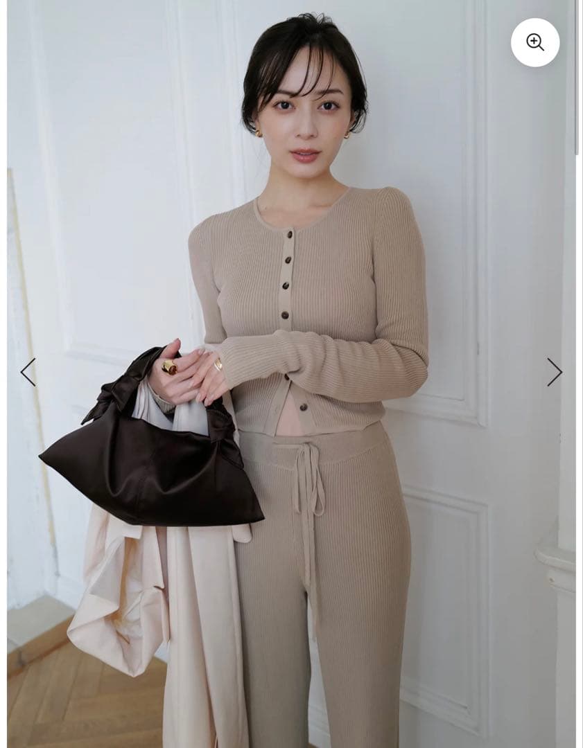 リュクスビスコースニットパンツ（WEB完売カラー）