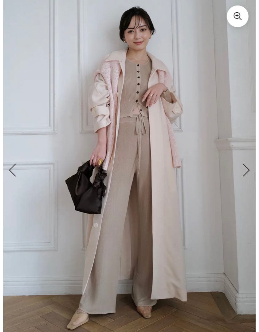 リュクスビスコースニットパンツ（WEB完売カラー）