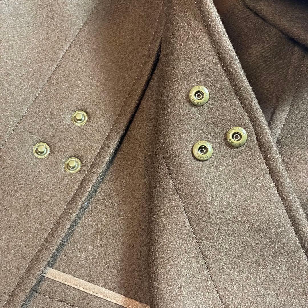 【極美品】ポールスチュアート ダッフルコート ウール100% ブラウン 46/M