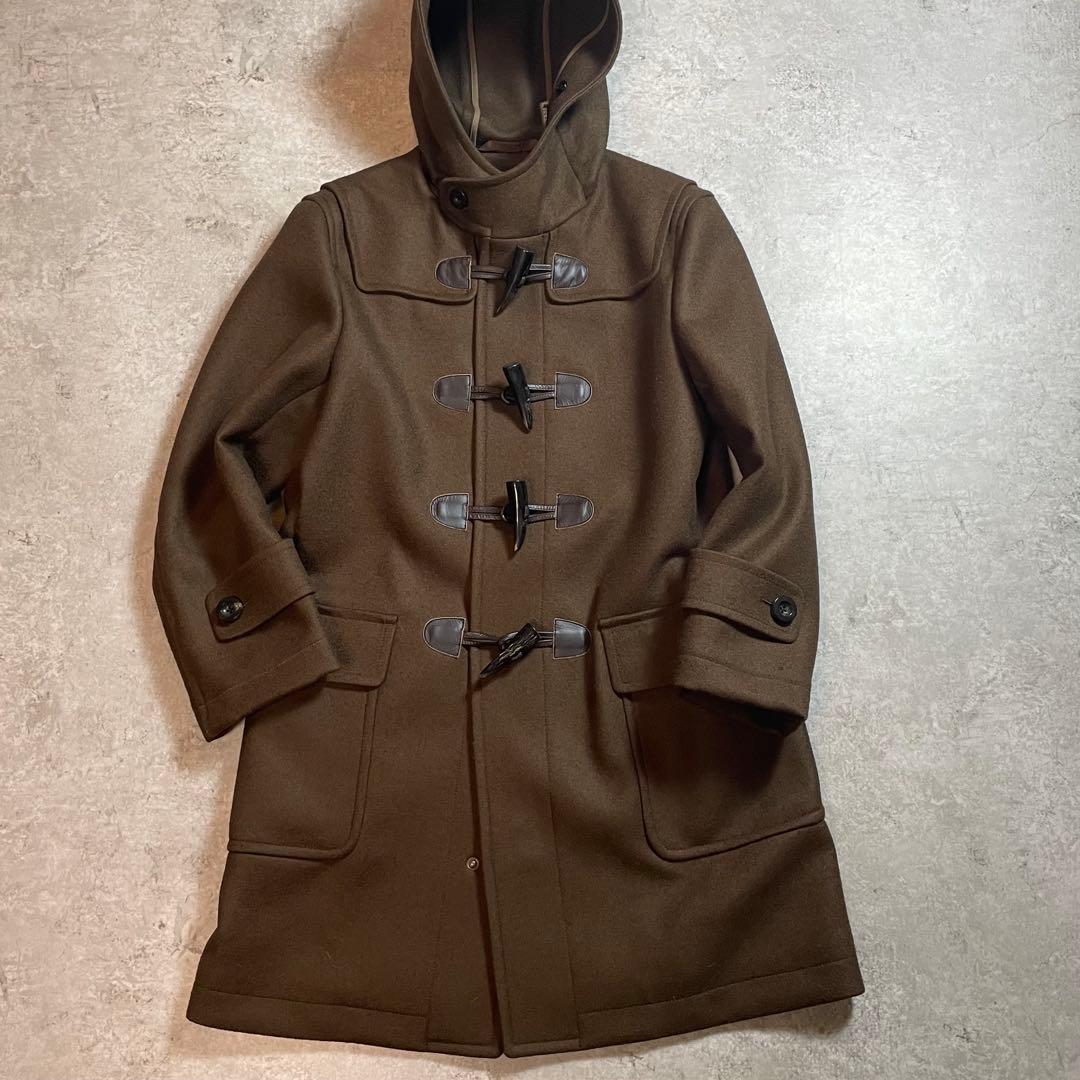 【極美品】ポールスチュアート ダッフルコート ウール100% ブラウン 46/M