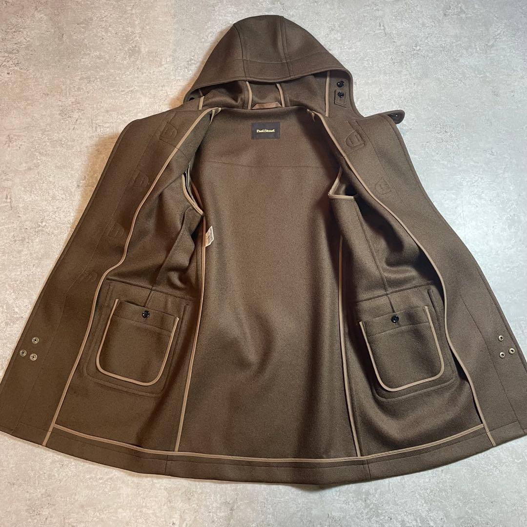 【極美品】ポールスチュアート ダッフルコート ウール100% ブラウン 46/M