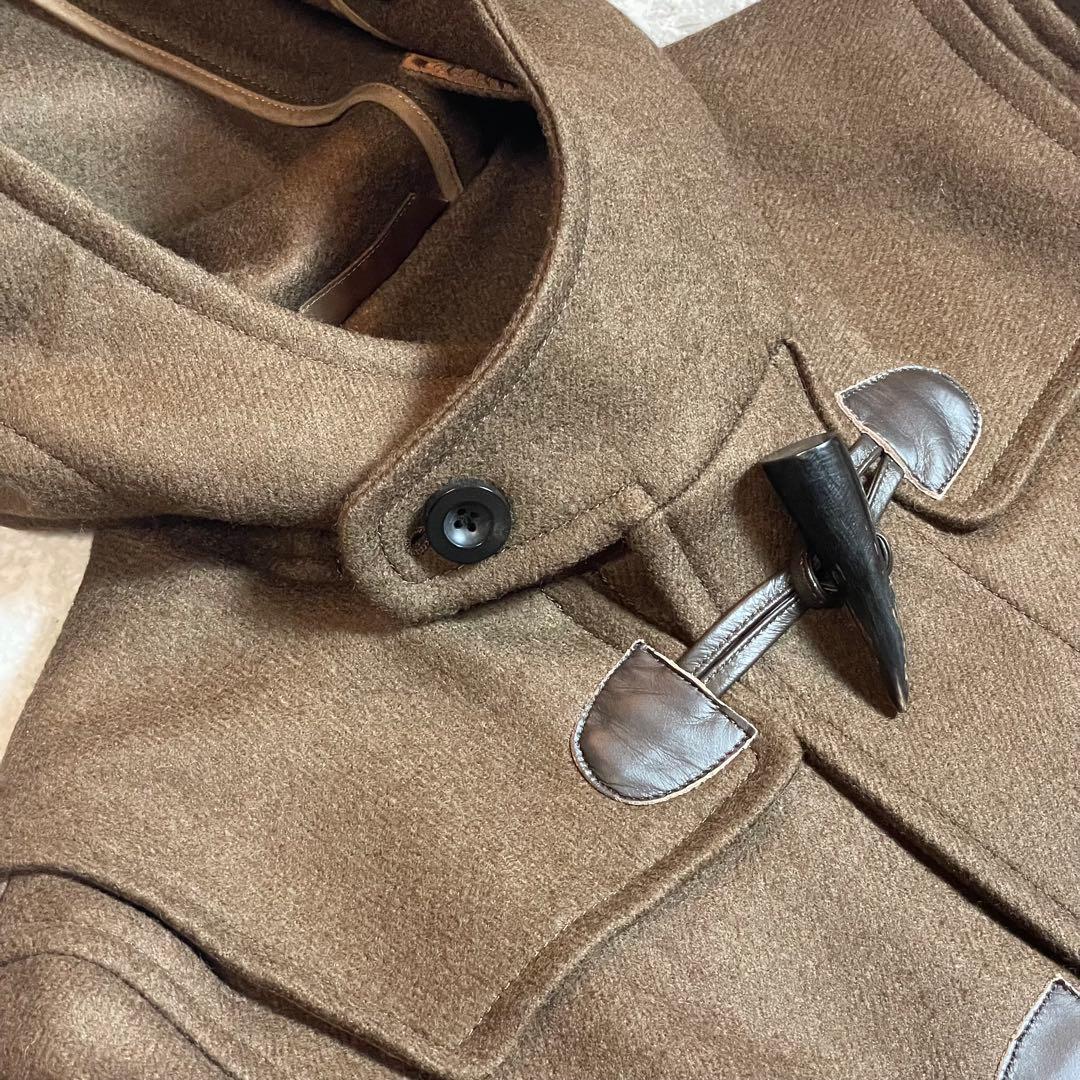 【極美品】ポールスチュアート ダッフルコート ウール100% ブラウン 46/M