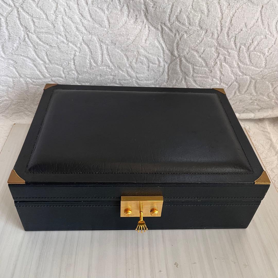 ロレックス　ジュエリーボックス　時計ケース　濃紺