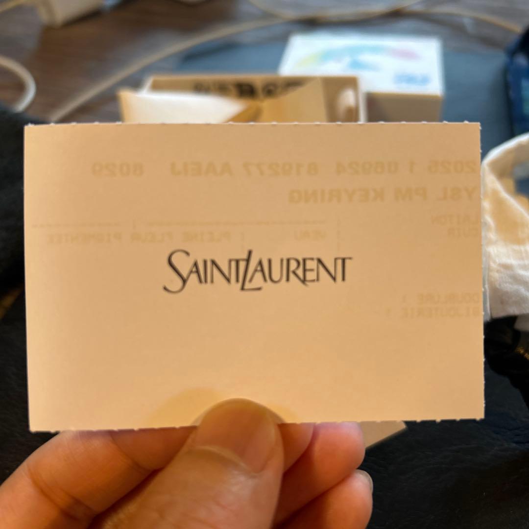 SAINT LAURENT kiss kiss キーチェーン