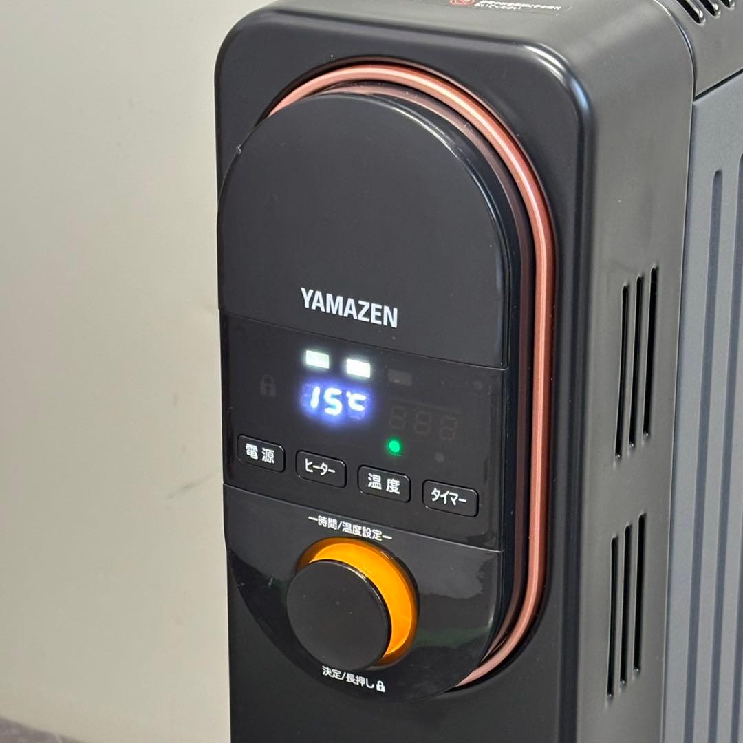 ◯送料込！2023 YAMAZEN オイルレスヒーター DOL-J121（BK）