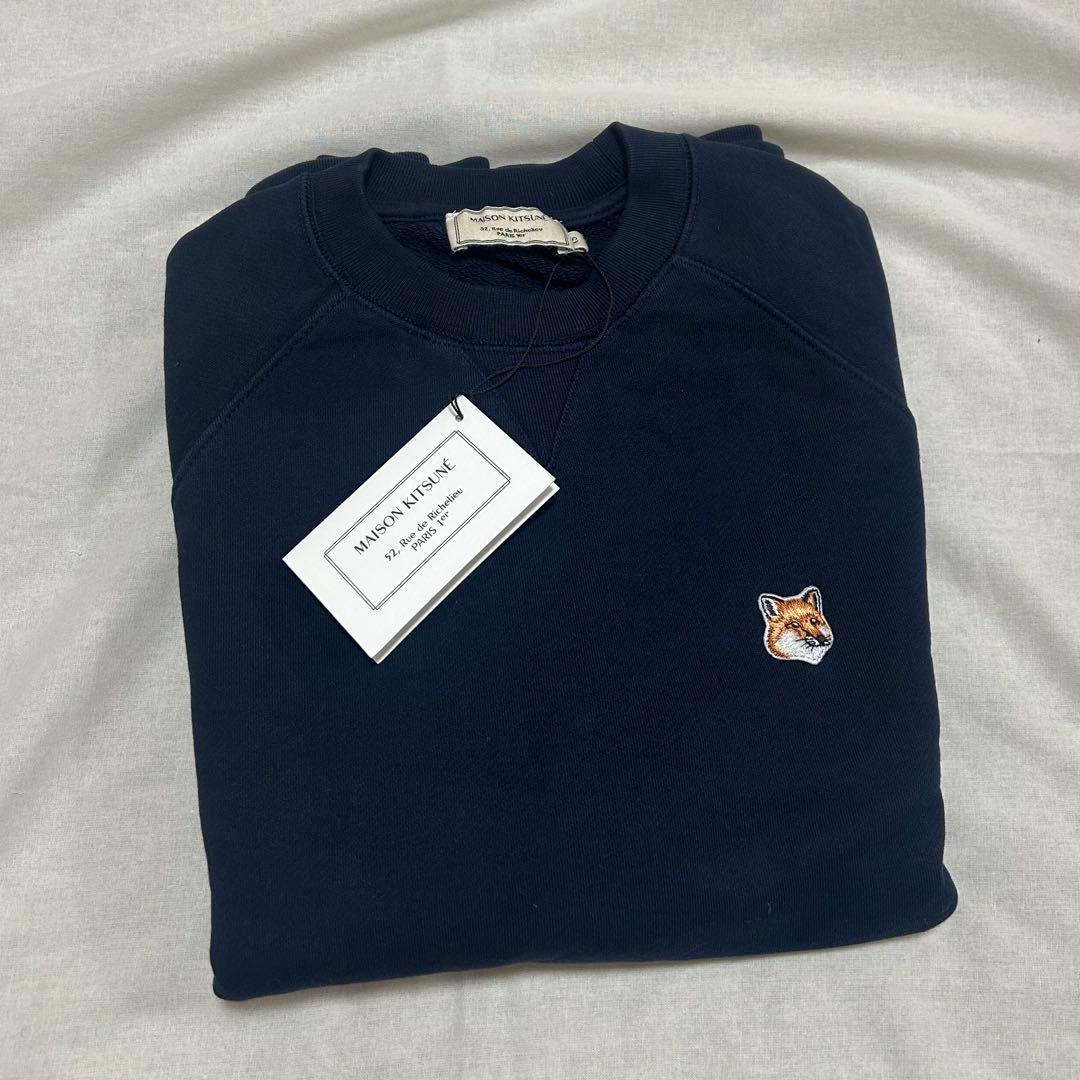 メゾンキツネ　スウェット　ネイビー　XS