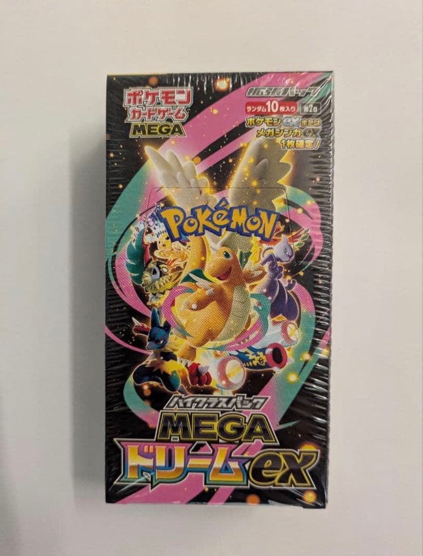 ポケモンカードゲーム シュリンク付きMEGAドリームex BOX 1BOX