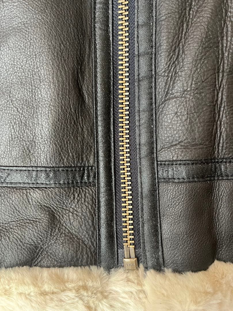 専用　BOSS ムートンジャケット　B-3 牛革　2000年　LL