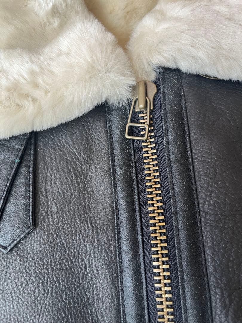 専用　BOSS ムートンジャケット　B-3 牛革　2000年　LL