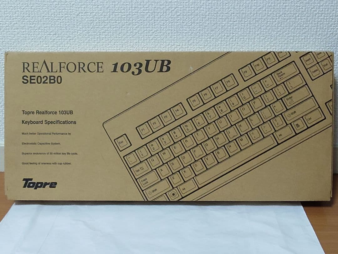 英語配列 東プレ リアルフォース 103UB SE02B0