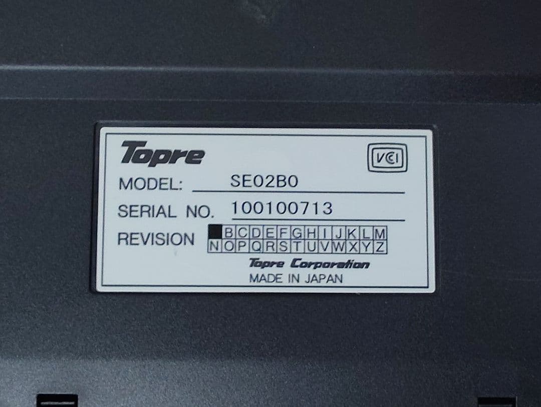 英語配列 東プレ リアルフォース 103UB SE02B0