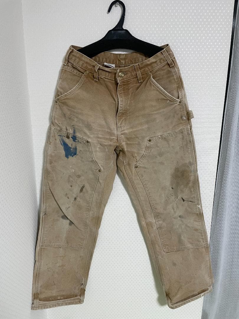 Carhartt カーハート　ダブルニー　ペインターパンツ　ダメージ有