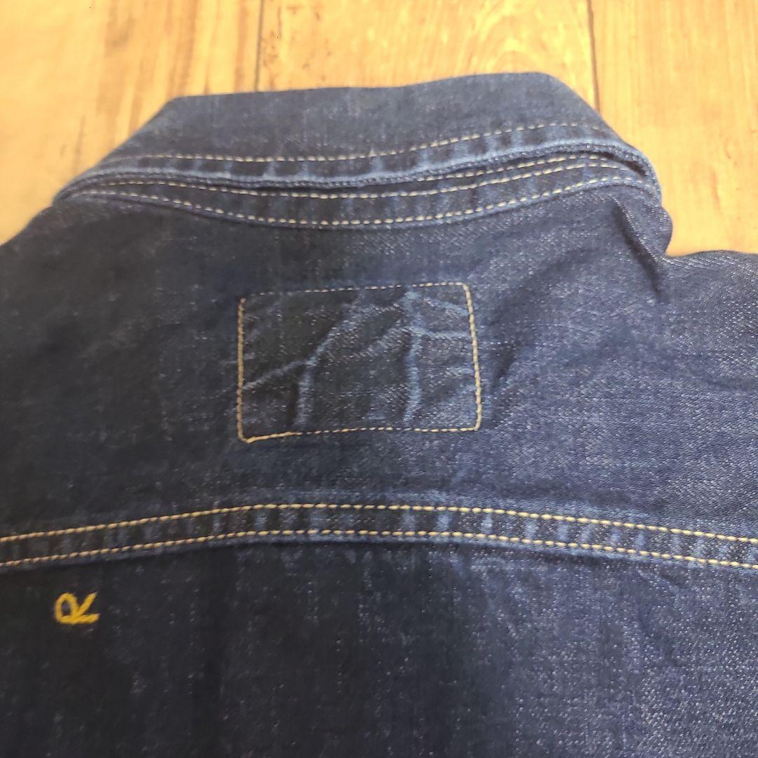 45R ライ麦デニム 908山比古比女ジャケット インディゴ濃　サイズ４