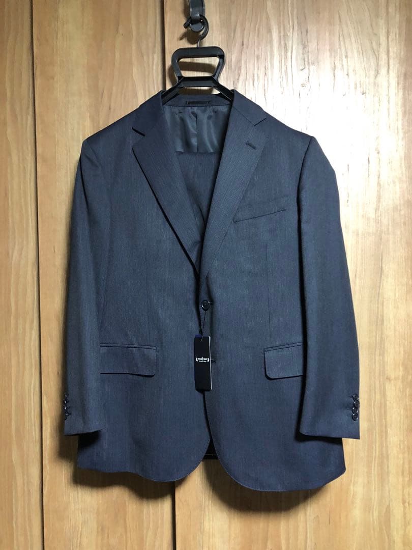 ダークブルーグレー ビジネススーツ　青山　BE5