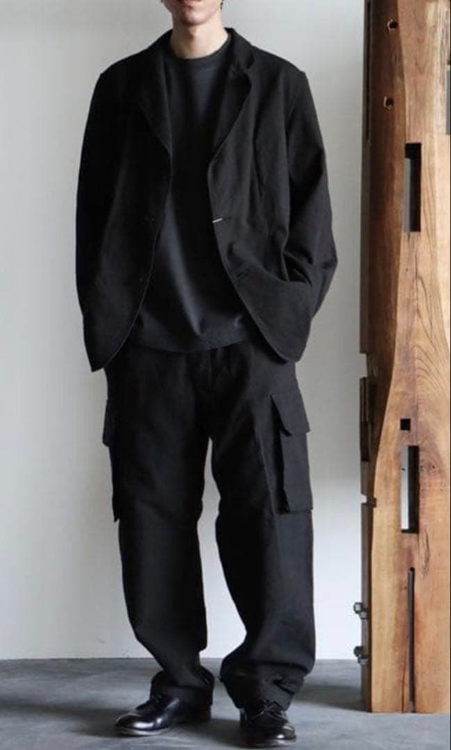 COMOLI ブラック6Pパンツ 2