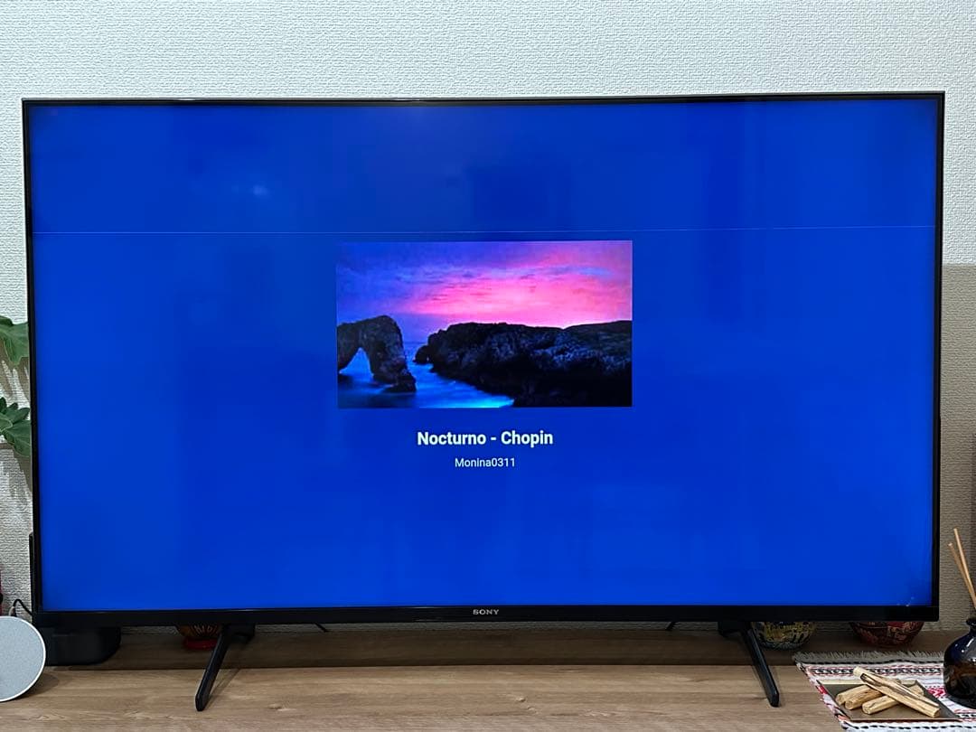 【液晶横線有り】SONY BRAVIA 液晶テレビ 50V型 KJ-50X85J