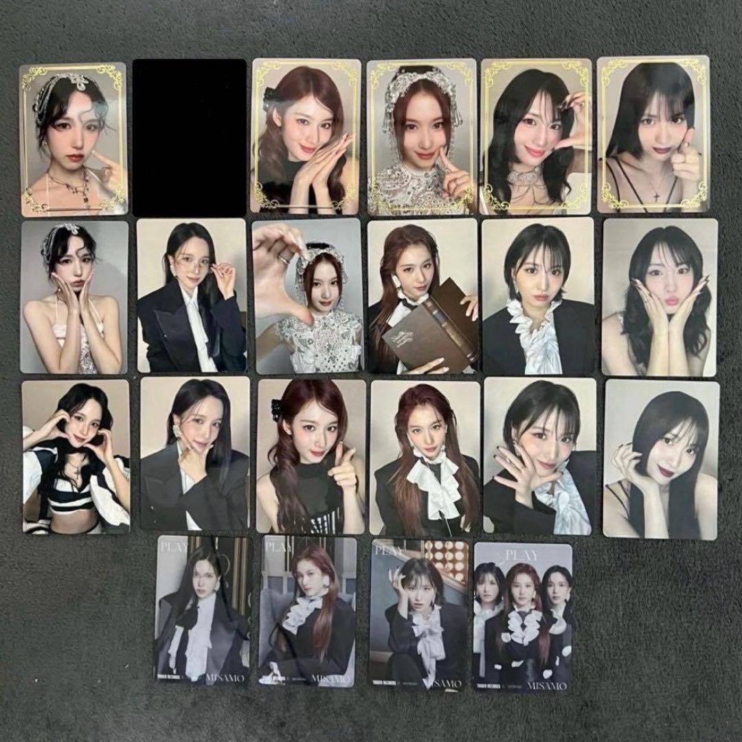 TWICE MISAMO PLAY タワレコ ラキドロ セミ コンプ