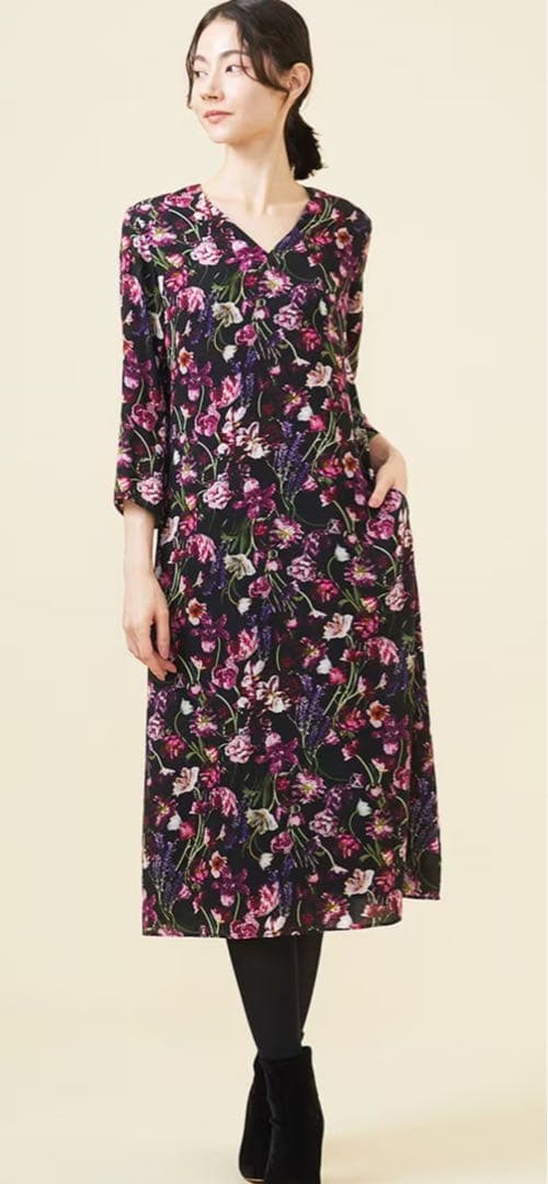 完売品❣️超美品❣️シビラ❣️ チューリップフォトプリントドレス❣️