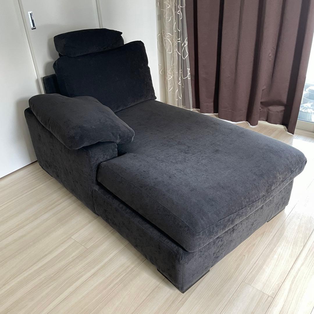 IDC大塚家具 DUO（デュオ） カウチソファー ヘッドレスト付き