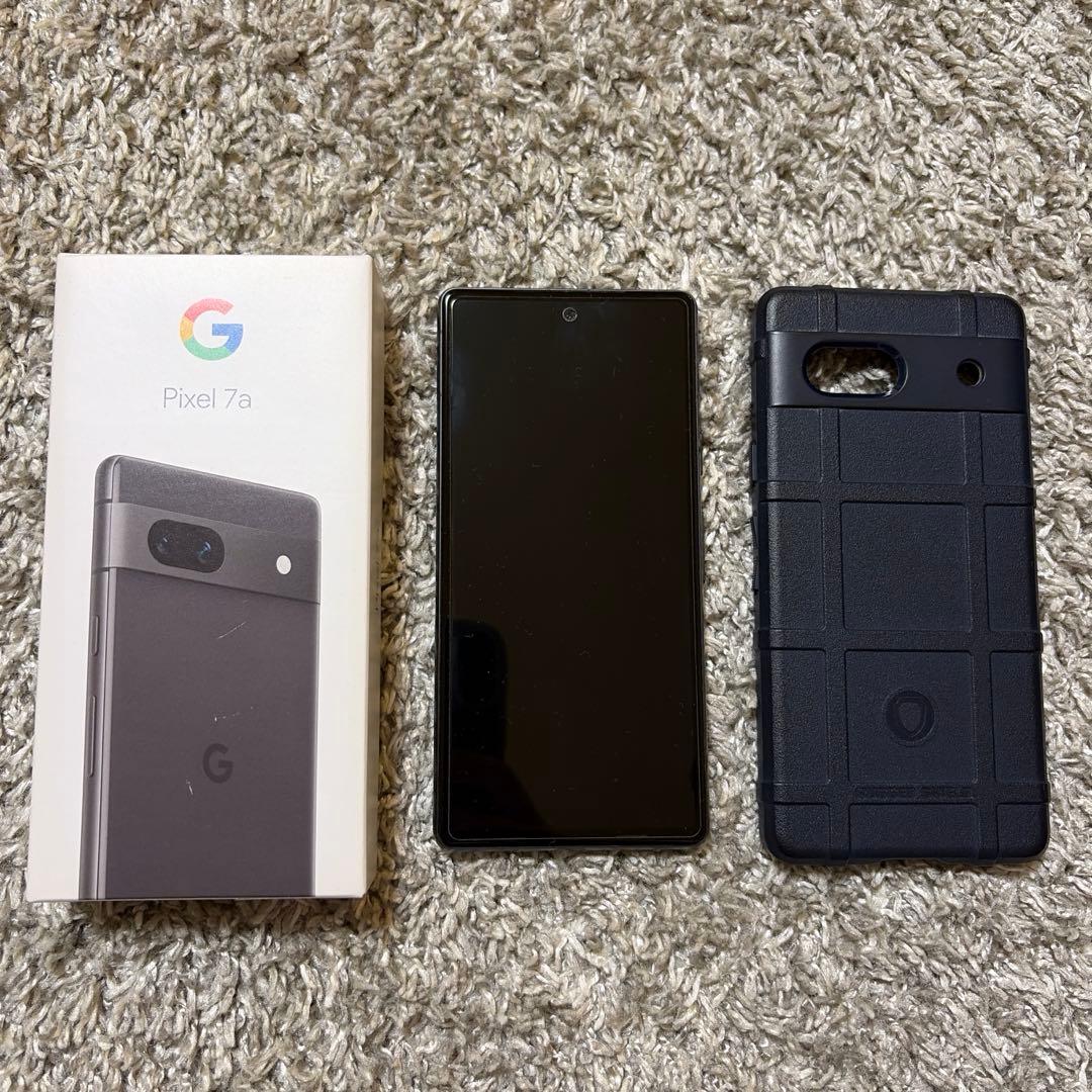 ○美品○ Google Pixel 7a 充電ケーブル、ケース付き