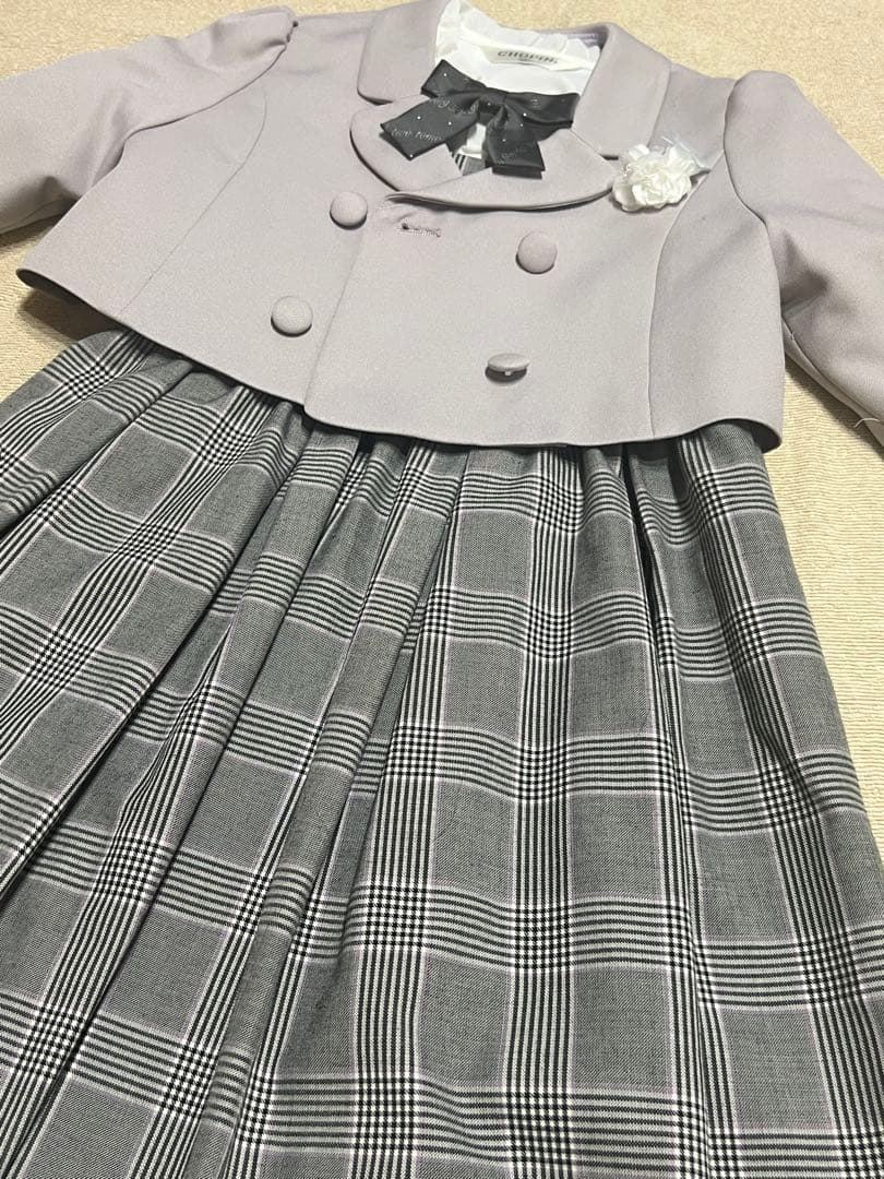 最終値下げ【【CHOPIN】ダブルショートジャケットアンサンブル　130