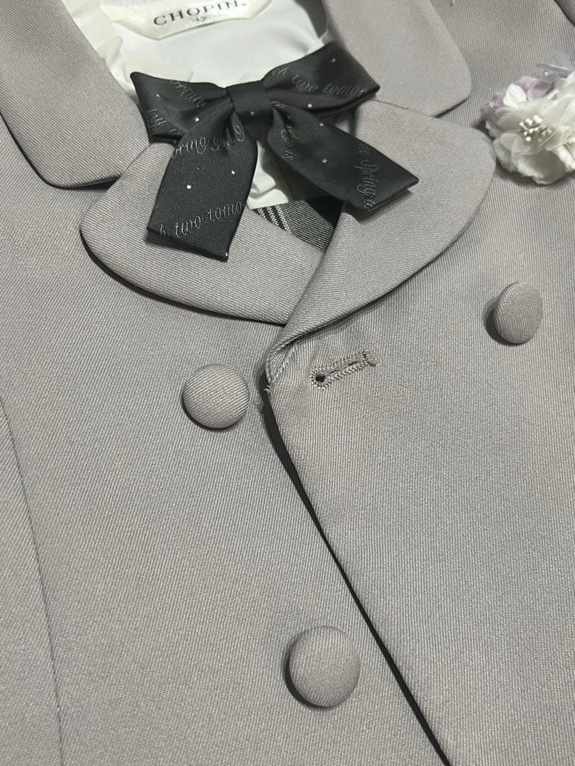 最終値下げ【【CHOPIN】ダブルショートジャケットアンサンブル　130