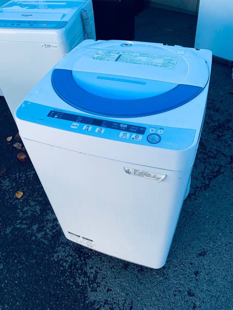 ✅SHARP 電気洗濯機✅ ✅ES-GE55P-A✅送料設置無料