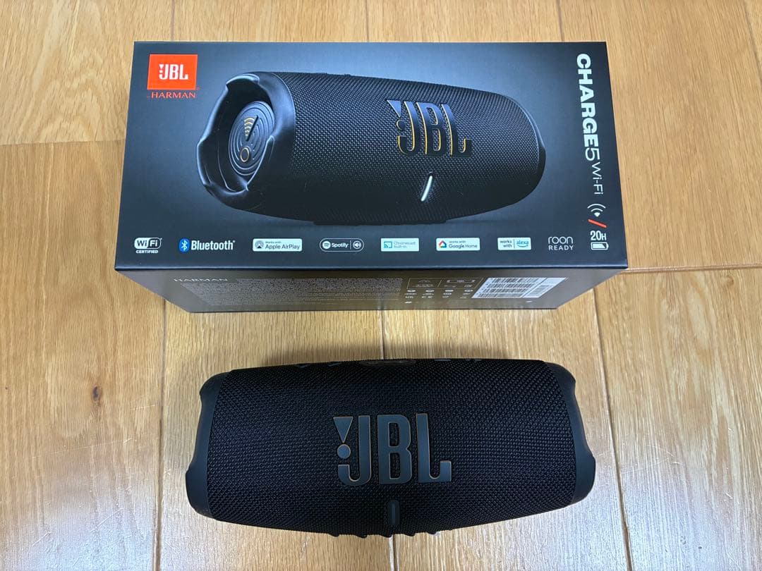 JBL CHARGE 5 wifi ワイヤレススピーカー ブラック