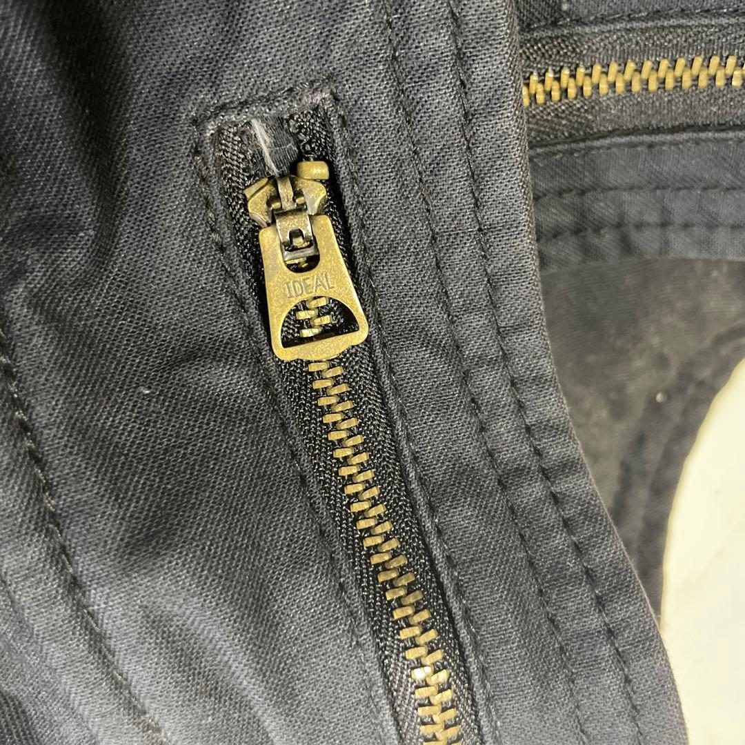 雰囲気抜群 日本製 HOUSTON M-65 フィールドジャケット　ブラック