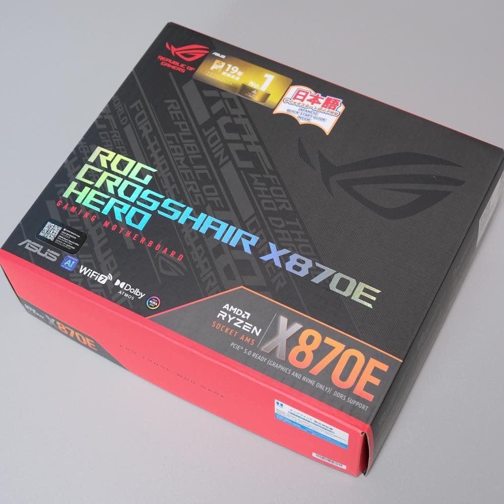 ASUS ROG CROSSHAIR X870E HERO マザーボード