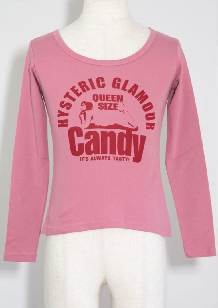 HYSTERIC GLAMOUR Candyプリント 長袖Tシャツ　新品タグ付き
