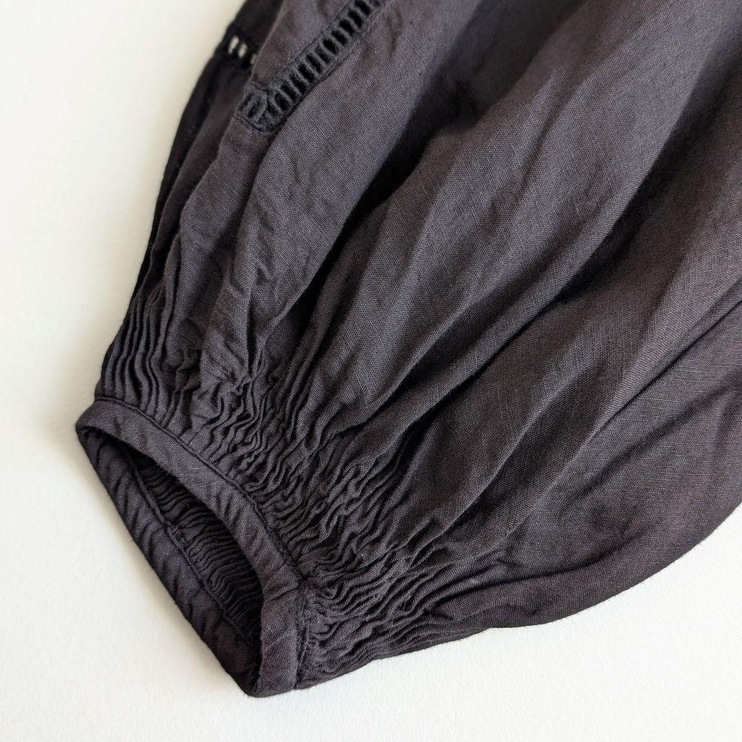 Curensology ハンドスモッキングワンピース カレンソロジー リネン