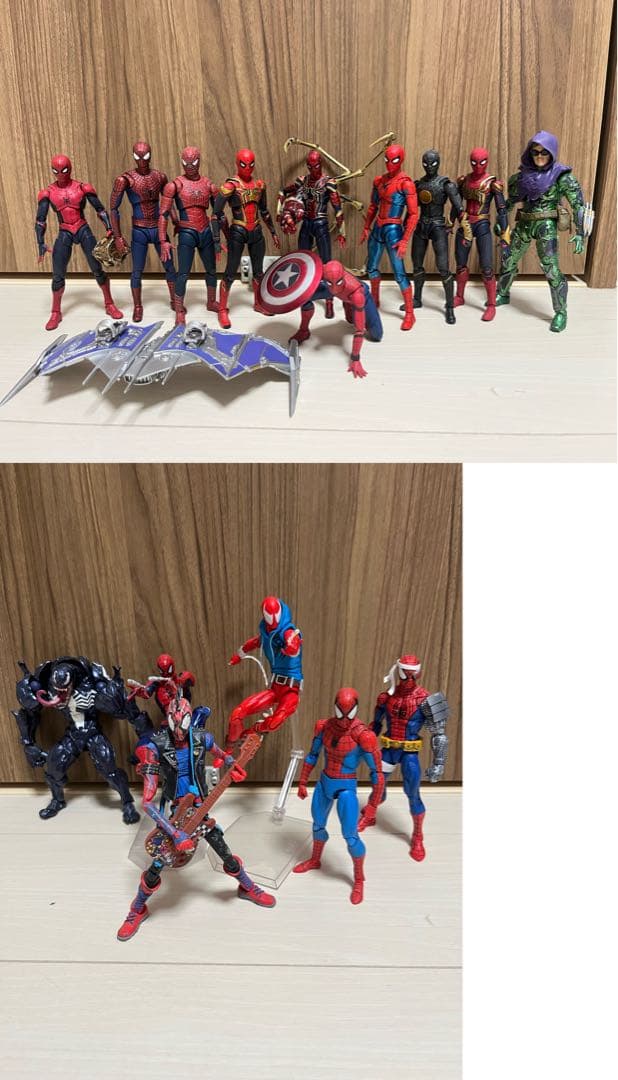 S.H.Figuarts MAFEX 他 計16体 スパイダーマン フィギュア
