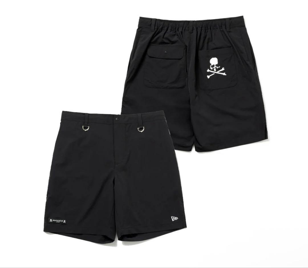 MASTERMIND×NEW ERA ストレッチナイロン ショートパンツ