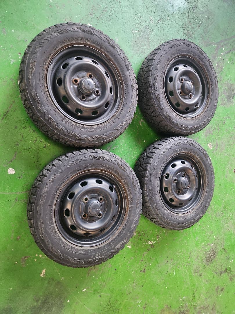 も*ぬ様 トーヨー　オープンカントリー　145/80-12 ホイール付　PCD1